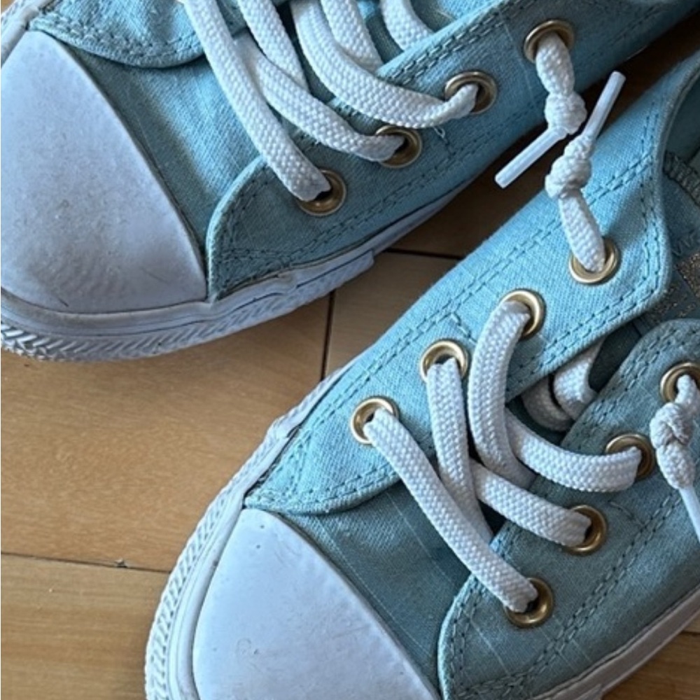 Converse light Aqua Canvas Sneakers